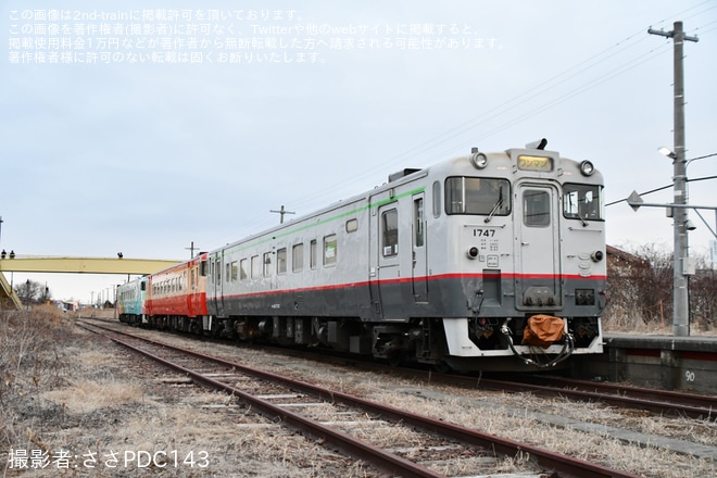 【JR北】キハ40形が定期運用を終了を不明で撮影した写真
