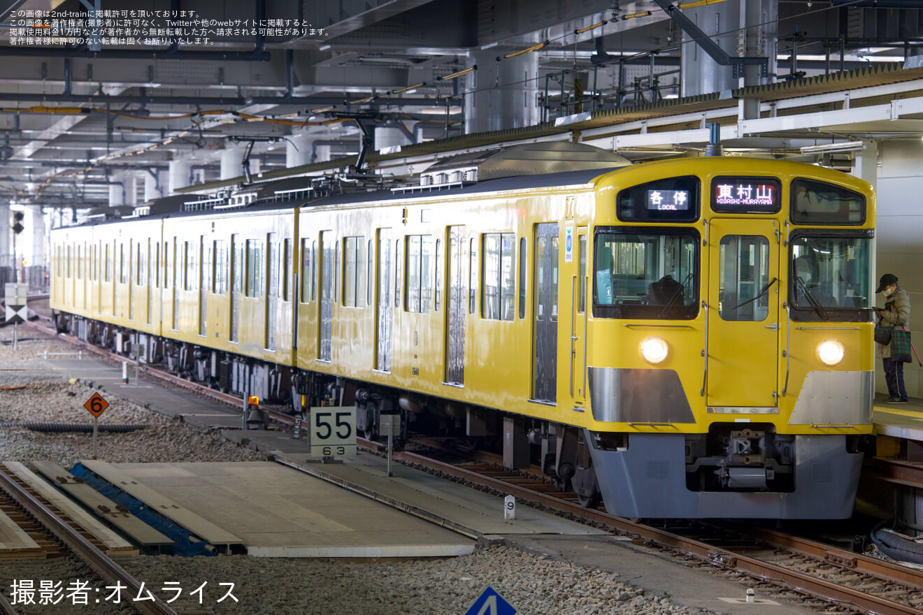 【西武】2000系2543F 行先・種別幕表示器がフルカラーLED化への拡大写真