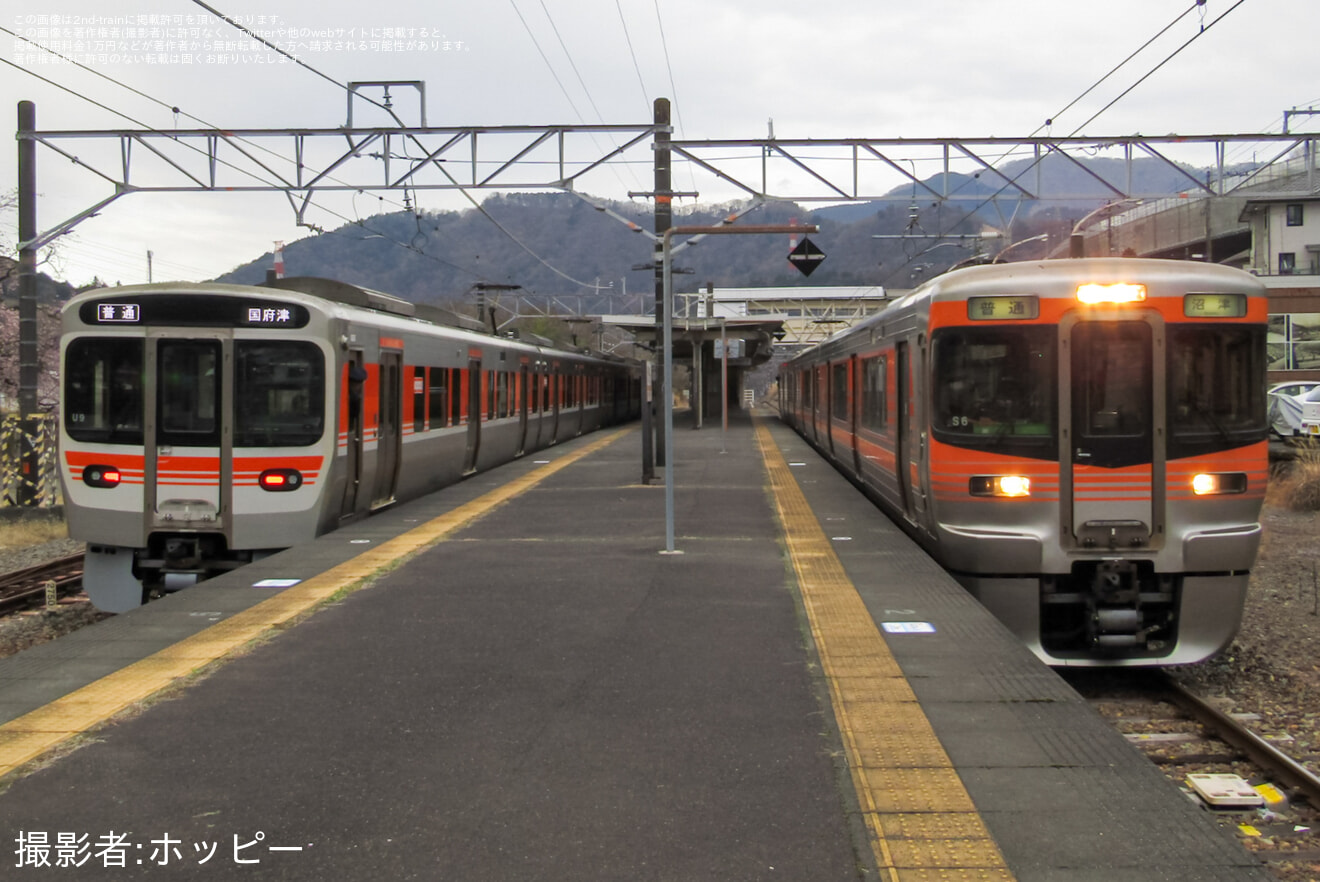 【JR海】313系8000番台、315系3000番台が御殿場線の運用を代走の拡大写真