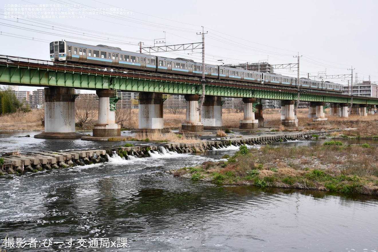 【JR東】中央線211系の立川乗り入れ運用が終了の拡大写真