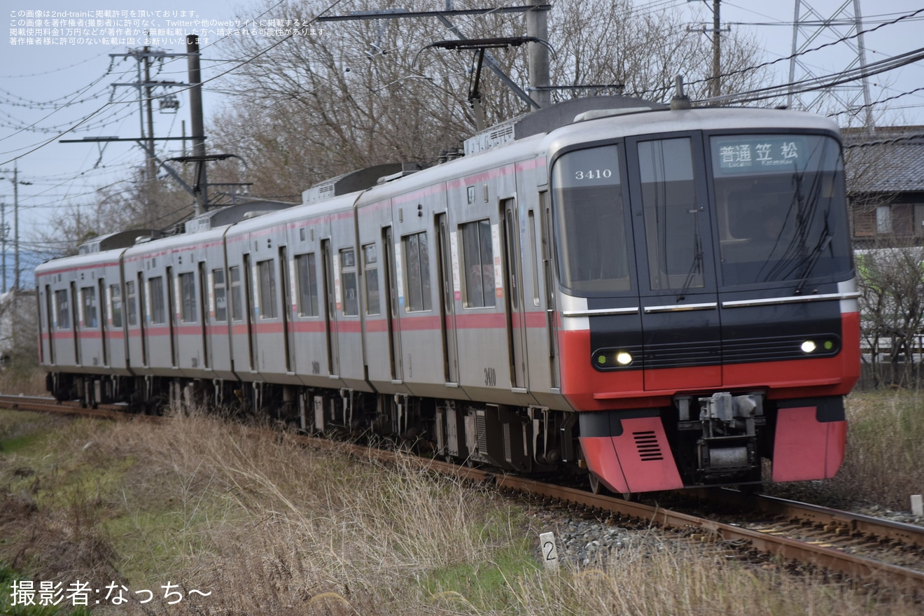 【名鉄】3300系の竹鼻線・羽島線定期入線が終了見込みの拡大写真