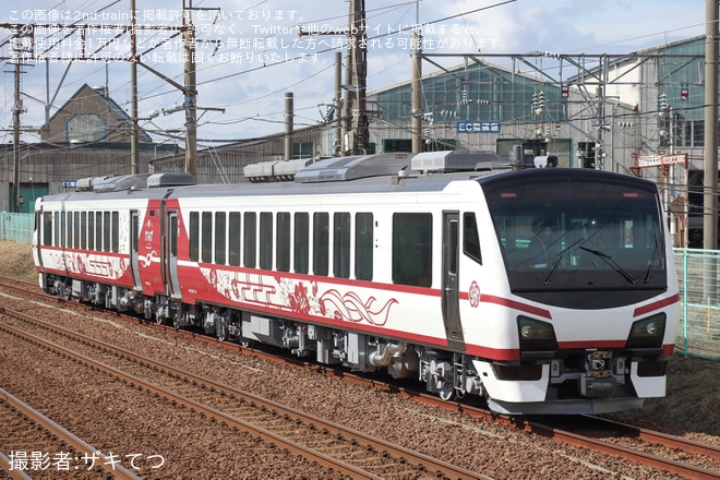 【JR東】HB-E300系 AH1編成 「ひなび」秋田総合車両センター構内試運転（4枚目）