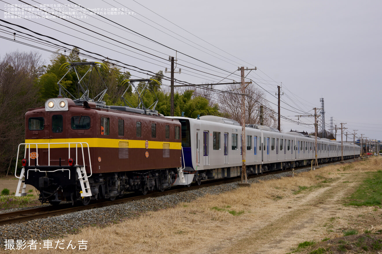 【東武】90000系91001F秩父線内甲種輸送の拡大写真