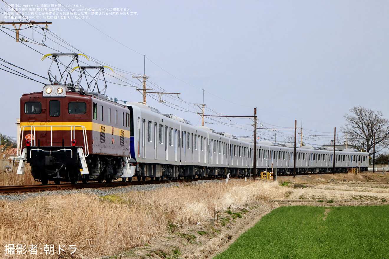 【東武】90000系91001F秩父線内甲種輸送の拡大写真