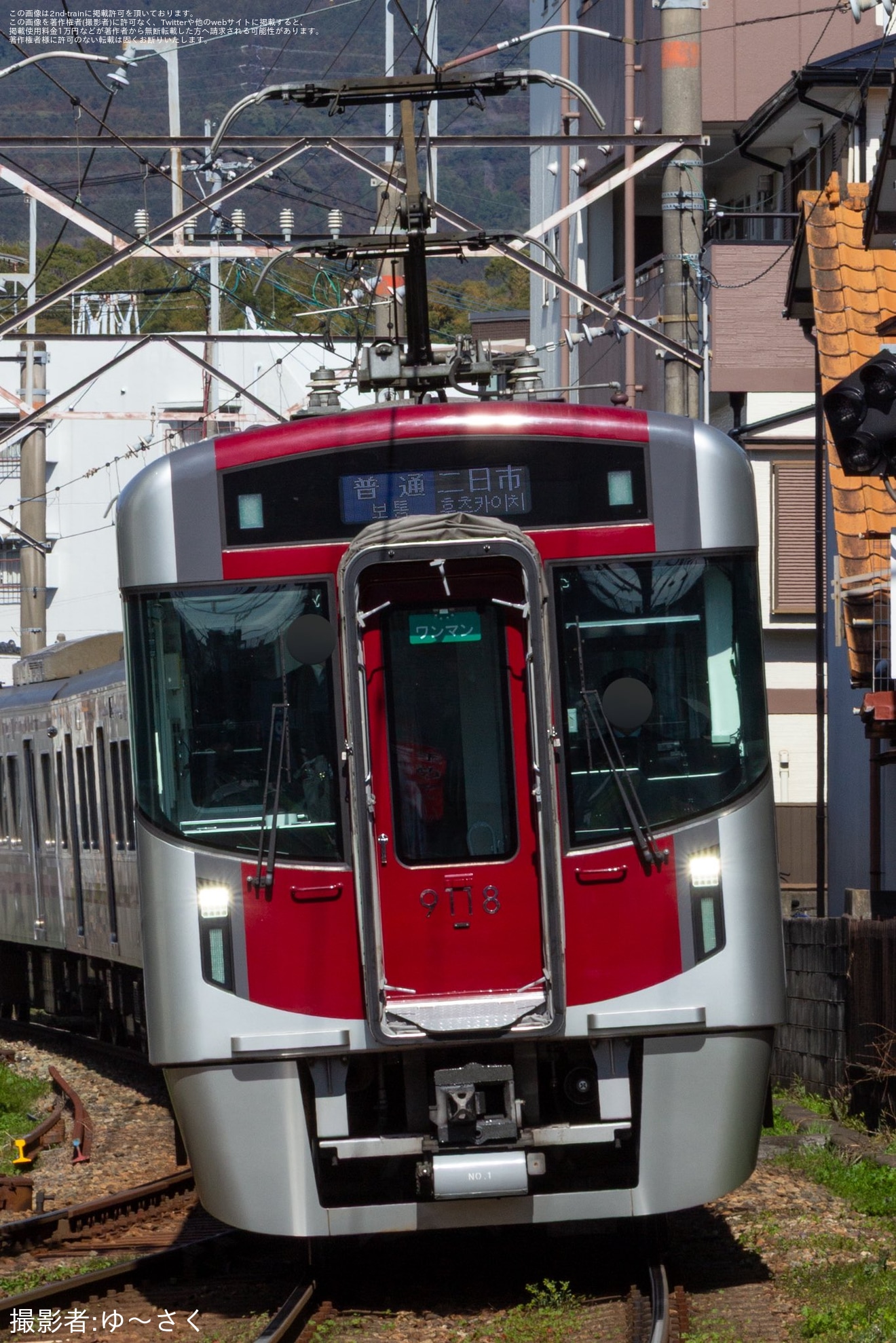 【西鉄】太宰府線西鉄二日市～太宰府間でワンマン運転を開始の拡大写真
