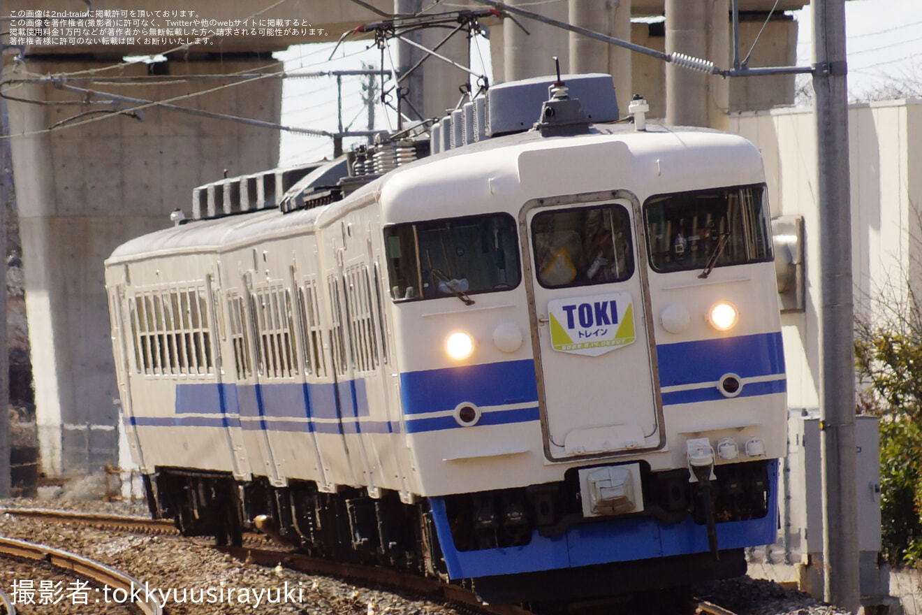 【トキ鉄】413・455系電車「TOKIトレイン」が「新北陸色」になって運行開始・デビュー記念イベント開催の拡大写真