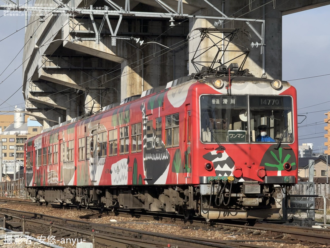 【地鉄】ダイヤ改正に合わせて日中の滑川行きが新設の拡大写真