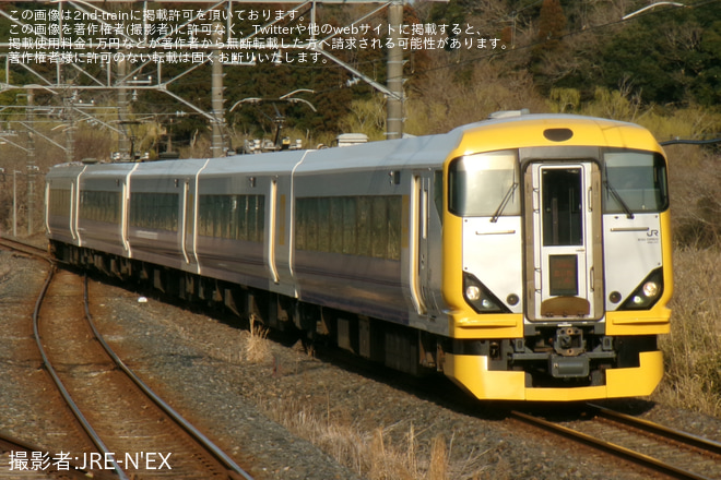 【JR東】あやめ83・84号(こうざき酒蔵まつり)を運行 - 久住駅にて撮影