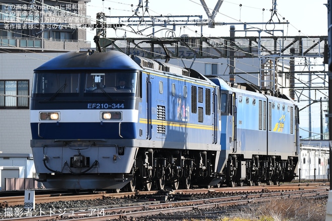 【JR貨】5091レの次位無動力にて高崎機関区所属のEH200-8が稲沢へ回送（1枚目）