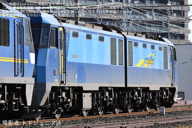 【JR貨】5091レの次位無動力にて高崎機関区所属のEH200-8が稲沢へ回送（2枚目）