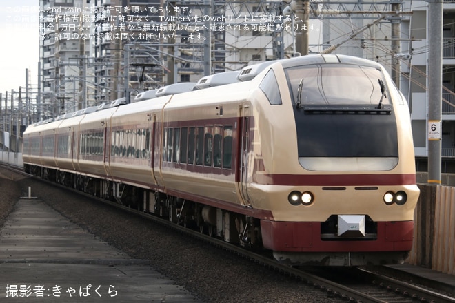 【JR東】「『Party!Party!!Party!!!』発売記念/E653系国鉄色で行く上野～仙台の旅」ツアー催行 - 長町駅にて撮影