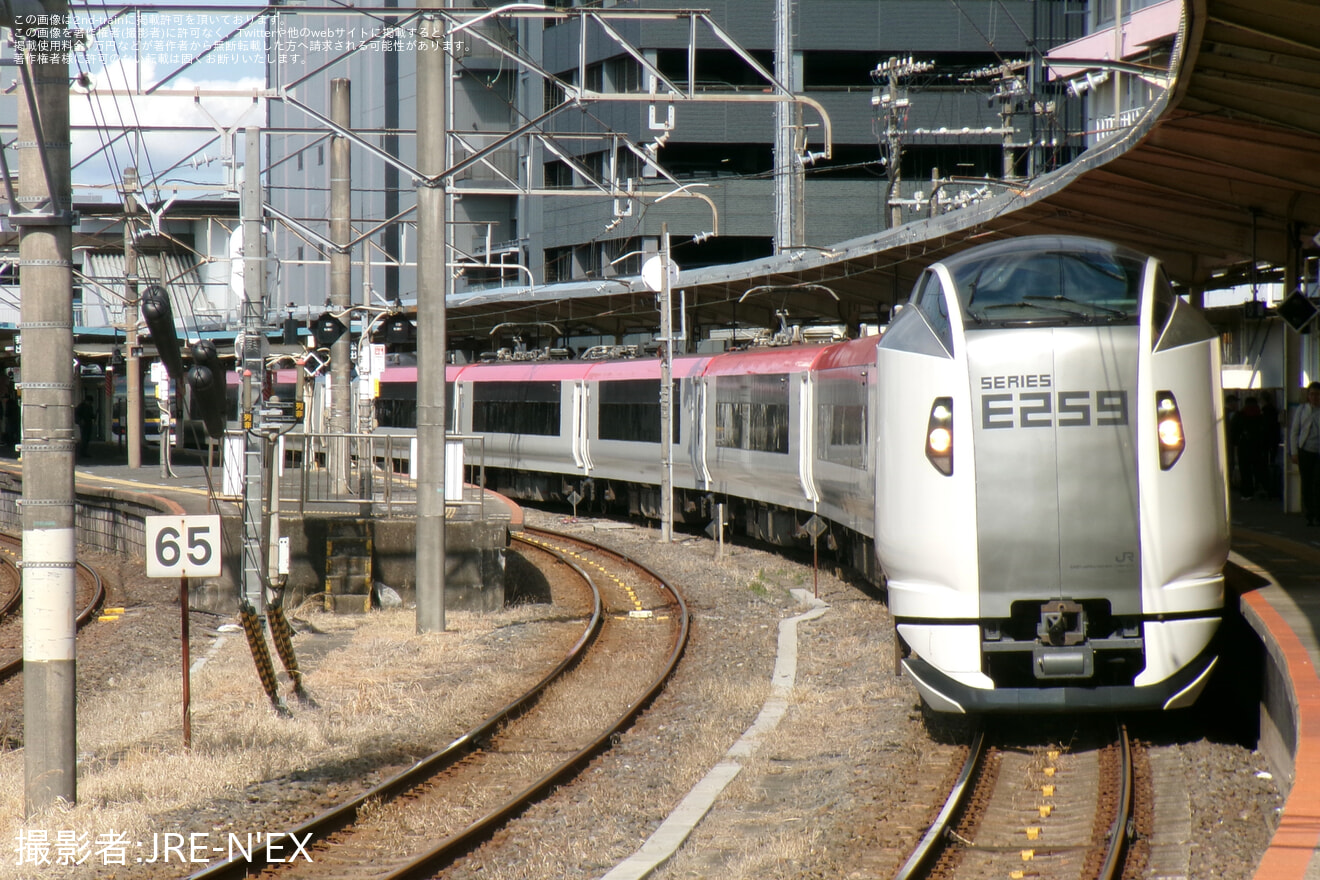 【JR東】成田駅に成田エクスプレスが臨時停車(20260315)の拡大写真