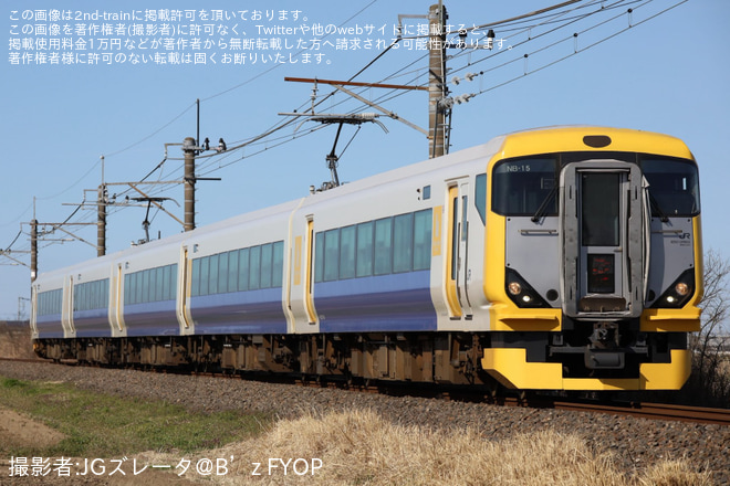 【JR東】あやめ83・84号(こうざき酒蔵まつり)を運行（1枚目）