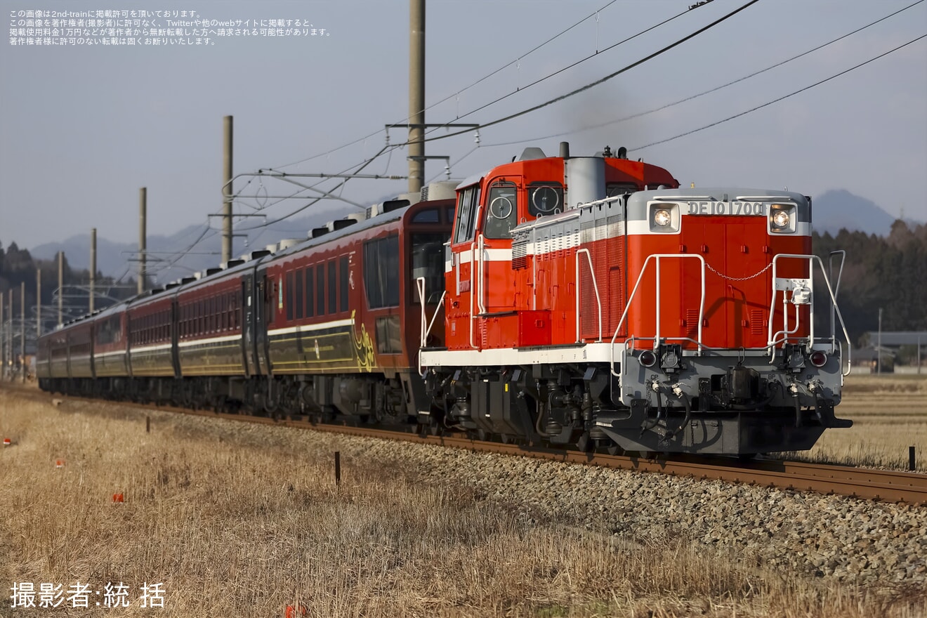 【JR東】「SL村上ひな街道号」と「DL村上ひな街道号」の運転に向けた試運転(2026)の拡大写真