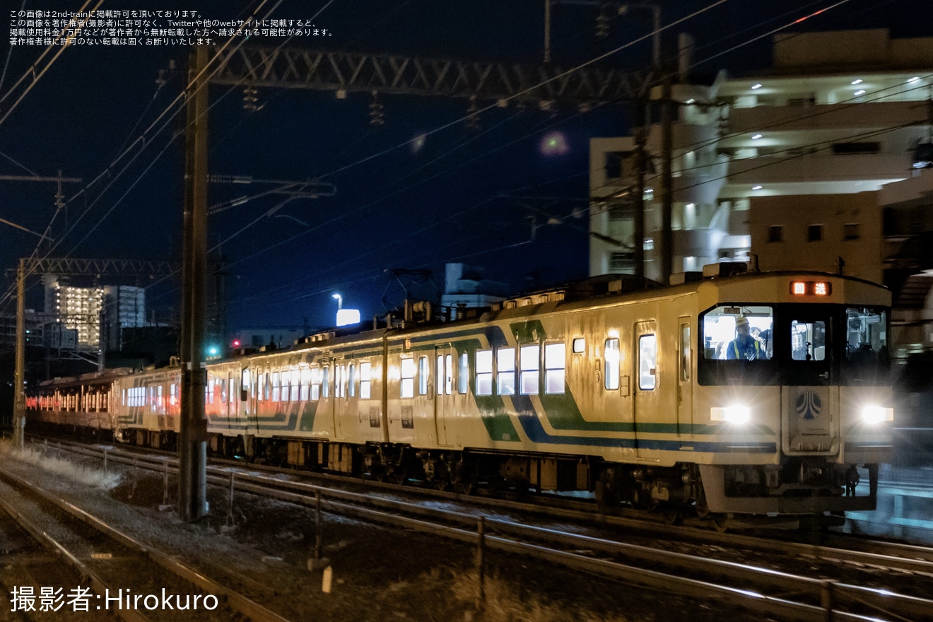 【阿武急】AB900系AB-8編成＋AB-9編成が8100形A-15編成＋A-17編成により牽引され回送の拡大写真