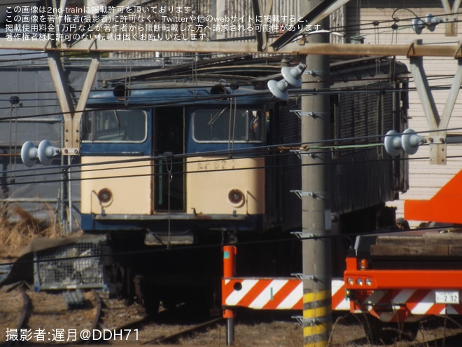 【JR貨】EF62-7が篠ノ井で解体 - 篠ノ井付近にて撮影