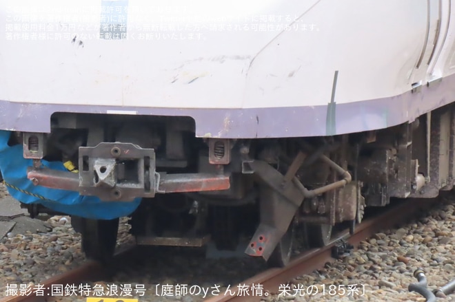 【JR東】勝田車両センターにて踏切事故に巻き込まれたE657系K2編成の状況が確認を勝田車両センター付近で撮影した写真