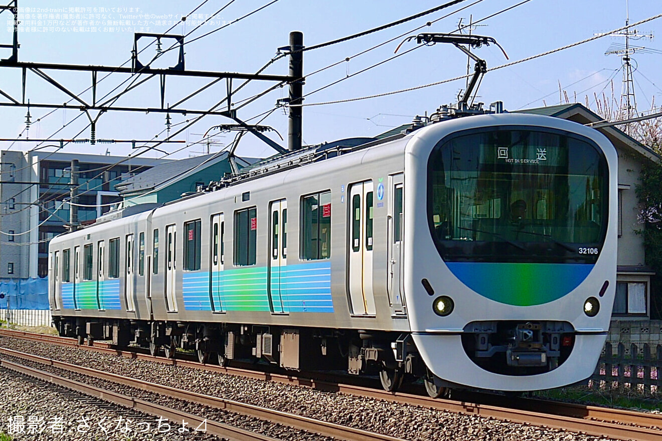 【西武】30000系32106F 性能確認試運転の拡大写真