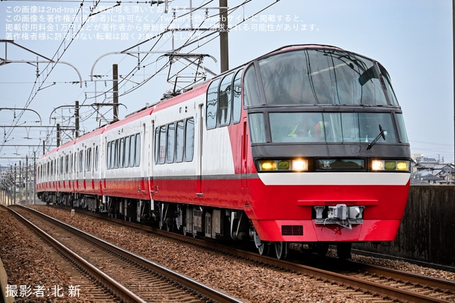 【名鉄】1200系1116F舞木検査場出場試運転を不明で撮影した写真