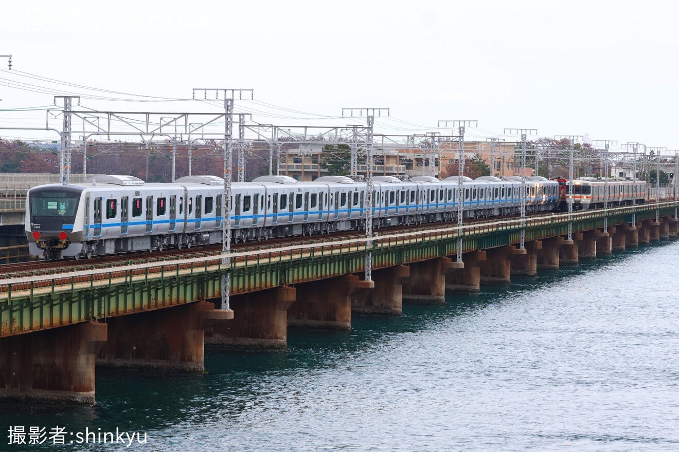 【小田急】5000形5066F(5066×10) 甲種輸送の拡大写真