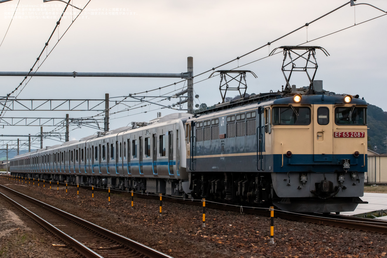 【小田急】5000形5066F(5066×10) 甲種輸送の拡大写真