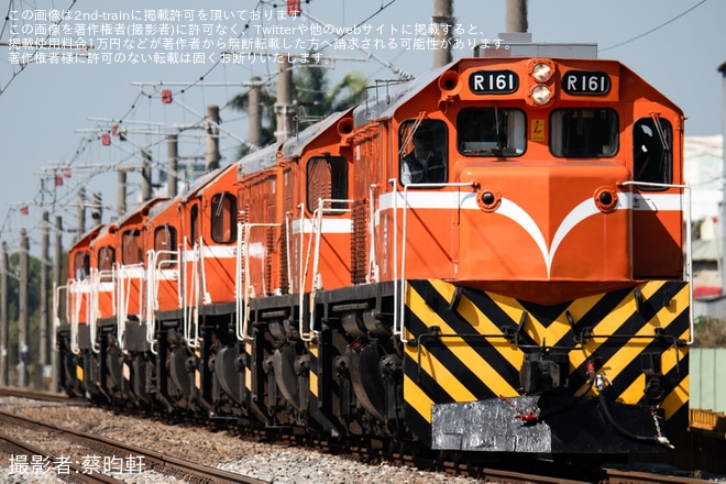【台鉄】ディーゼル機関車6両が廃車回送（1枚目）