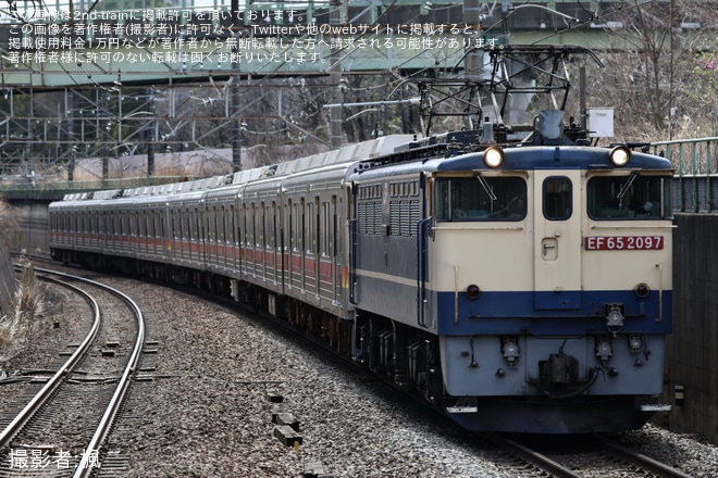 【東急】9000系9007F+9010F 西武鉄道譲渡甲種輸送（1枚目）