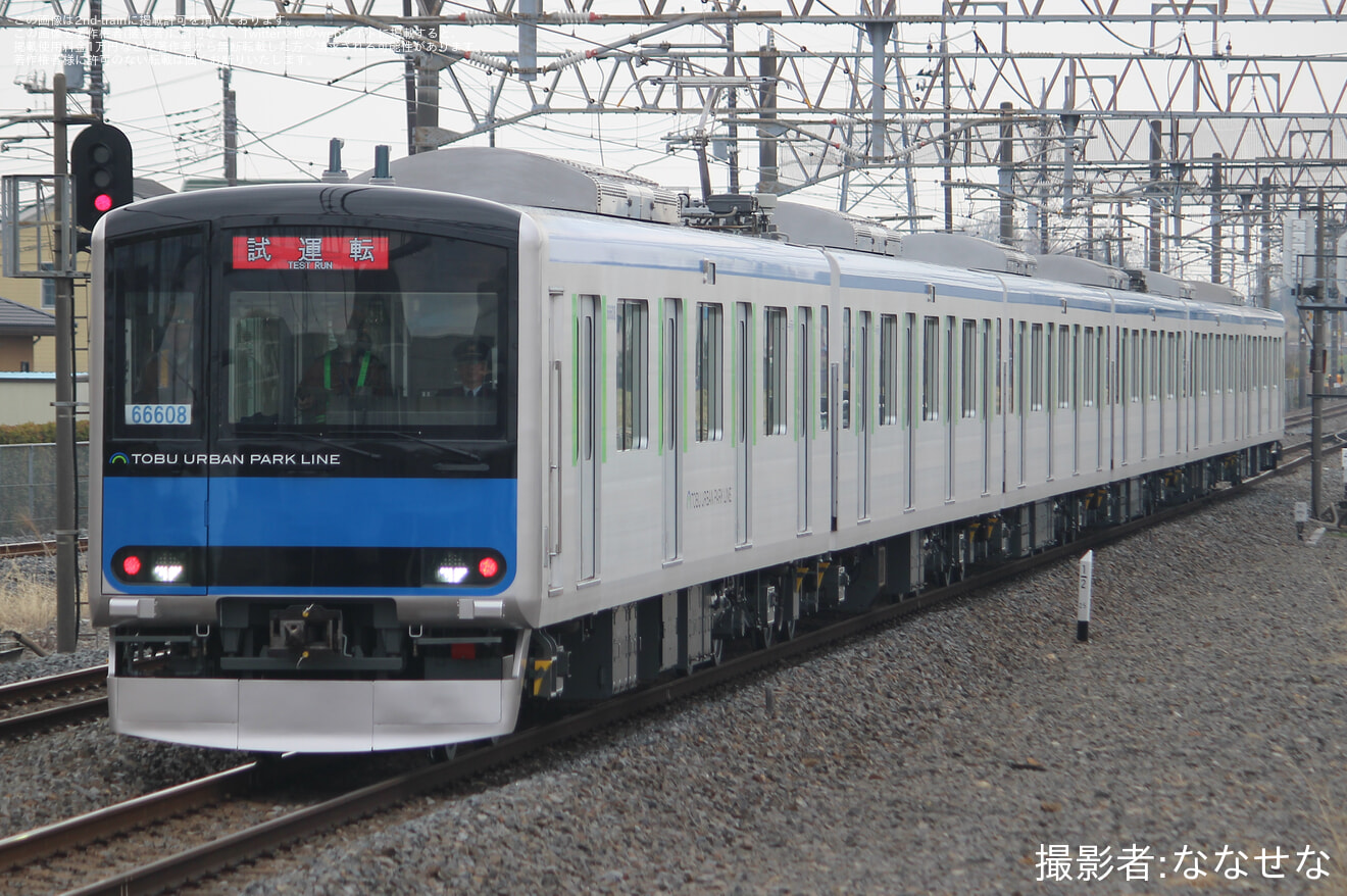 【東武】60000系61608F 南栗橋工場出場試運転の拡大写真