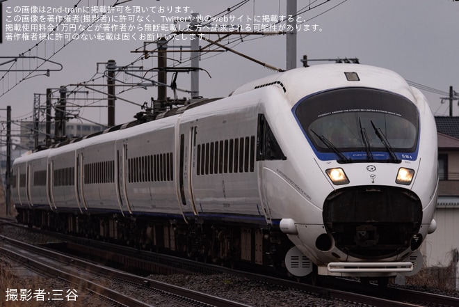 【JR九】885系SM4編成小倉総合車両センター入場(202603)を不明で撮影した写真