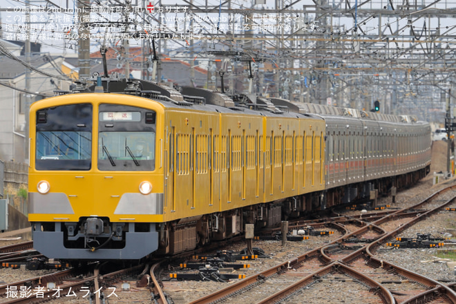【東急】9000系9007F+9010F 西武鉄道譲渡甲種輸送 - 西所沢駅にて撮影