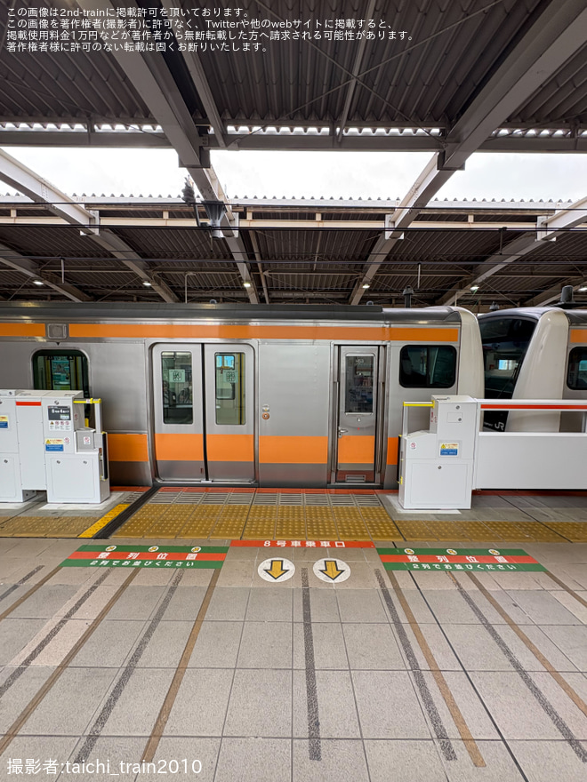 【JR東】武蔵境駅にホームドアが設置されるを武蔵境駅で撮影した写真