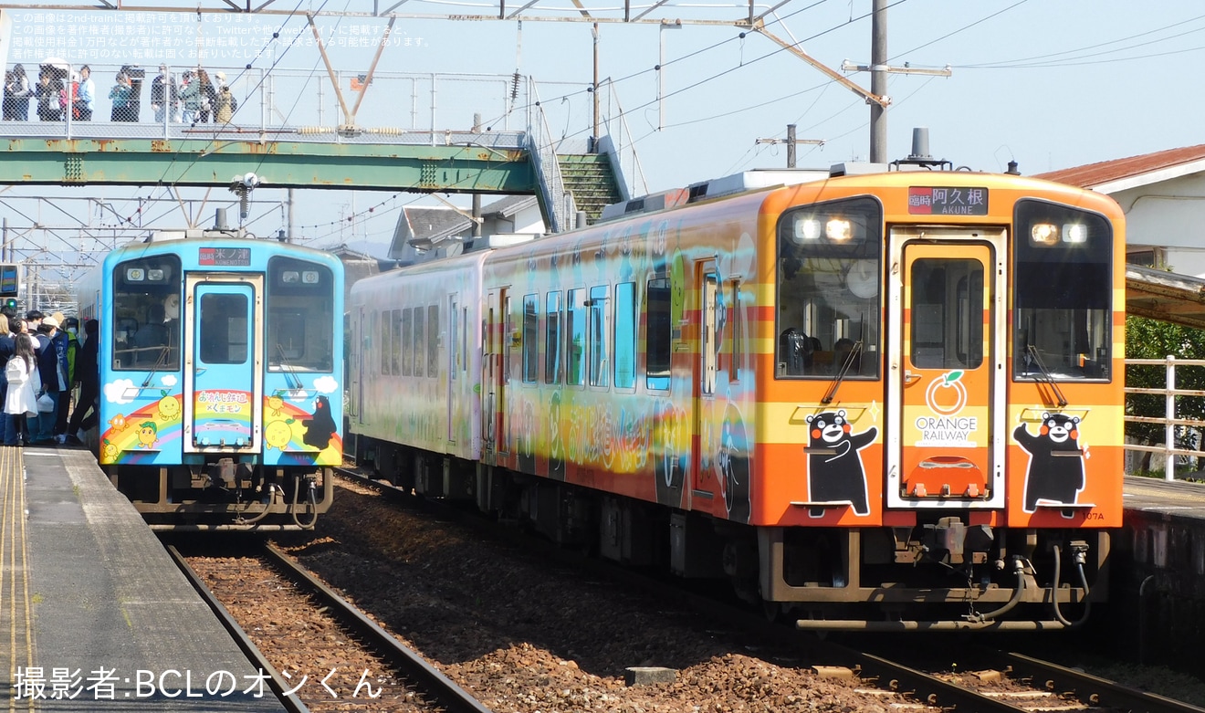 【肥薩】「たかおの中の市(そば市)」の開催に合わせ阿久根行きなど臨時列車が運転の拡大写真