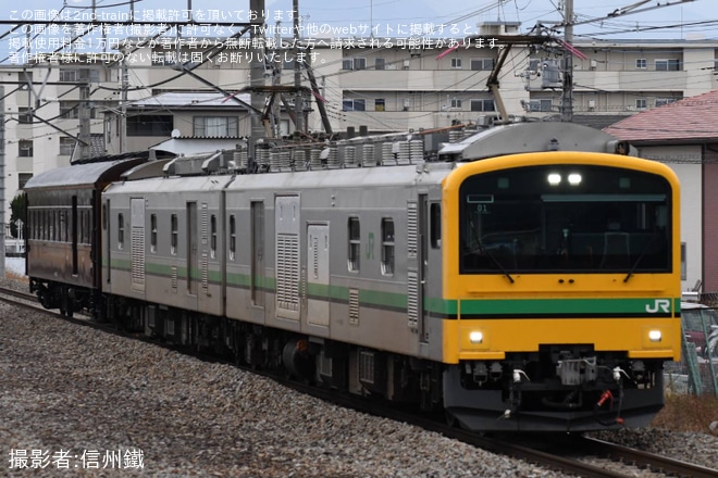 【JR東】オハニ36-11秋田総合車両センター出場配給（1枚目）