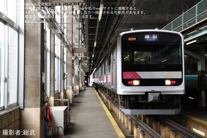 を勝田車両センターで撮影した写真