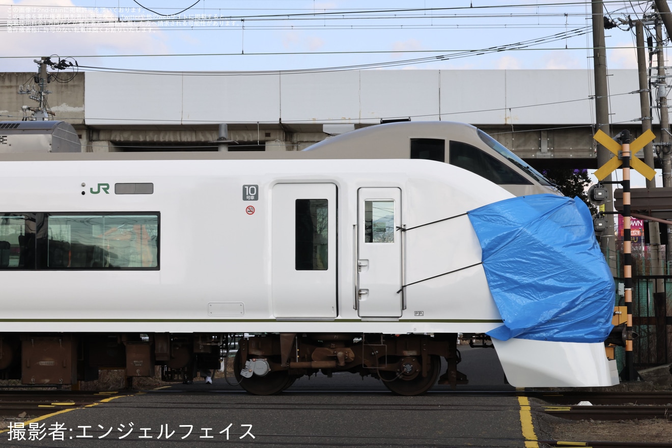 【JR東】651系オマージュカラーのE657系K1編成が目撃の拡大写真