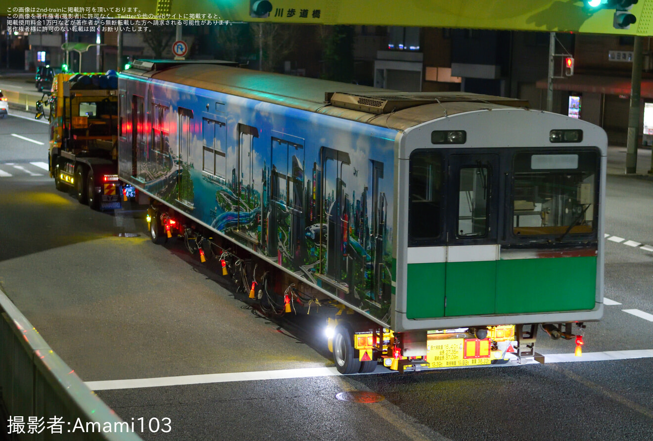 【大阪メトロ】20系2606F廃車陸送の拡大写真