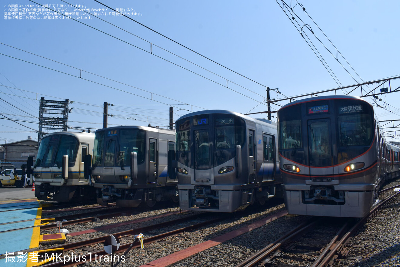 【JR西】「吹田総合車両所 車両撮影ツアー」開催(2026年3月)の拡大写真