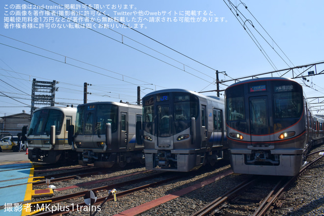 【JR西】「吹田総合車両所 車両撮影ツアー」開催(2026年3月)を吹田総合車両所本所で撮影した写真