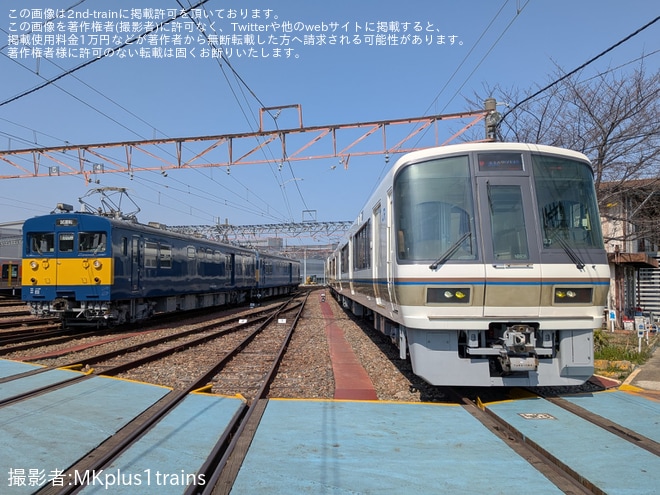 【JR西】「吹田総合車両所 車両撮影ツアー」開催(2026年3月)を吹田総合車両所本所で撮影した写真