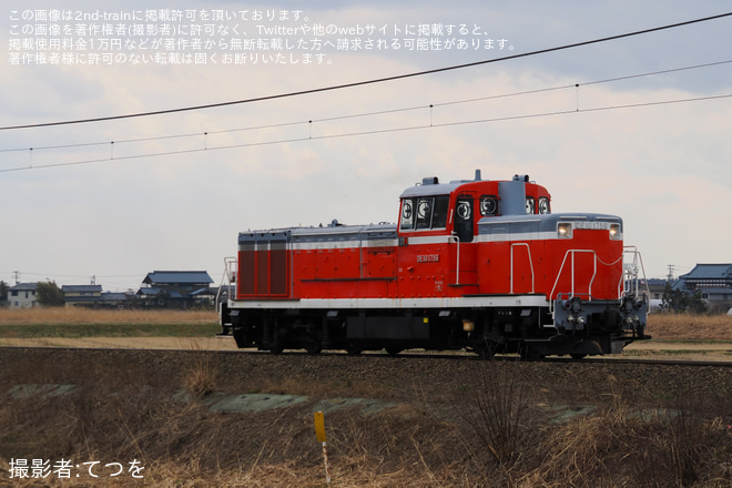 を岩船町～村上間で撮影した写真