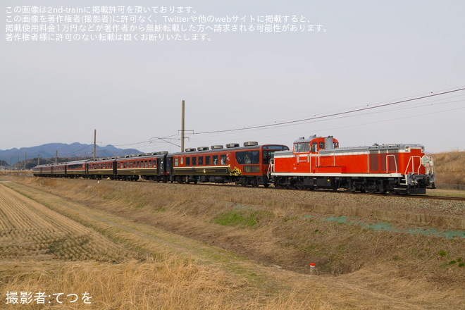 【JR東】臨時快速「DL村上ひな街道」を運行(2026) - 村上～岩船町間にて撮影