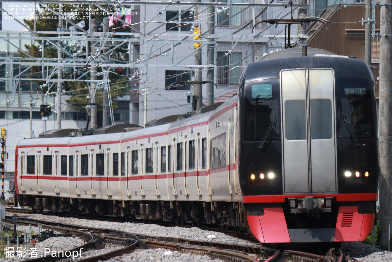 【名鉄】2200系2231F舞木検査場入場回送(202603)の拡大写真