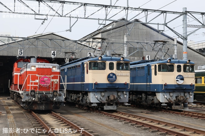 【JR西】「国鉄型機関車展示会 in 網干総合車両所 宮原支所」が開催 - 網干総合車両所宮原支所にて撮影