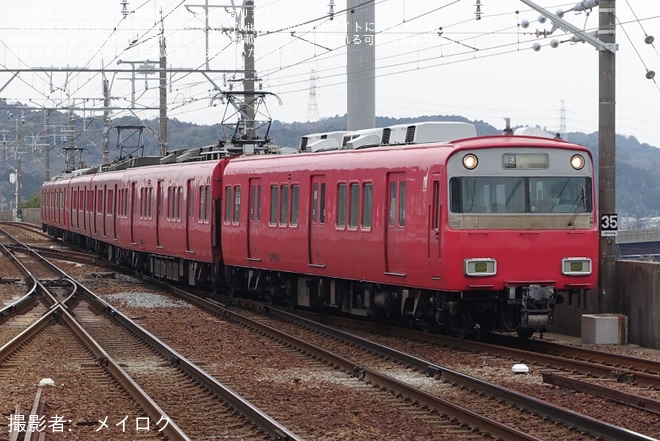 【名鉄】6500系6508Fと6800系6812Fが舞木検査場へ回送を不明で撮影した写真