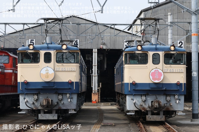 【JR西】「国鉄型機関車展示会 in 網干総合車両所 宮原支所」が開催 - 網干総合車両所宮原支所にて撮影