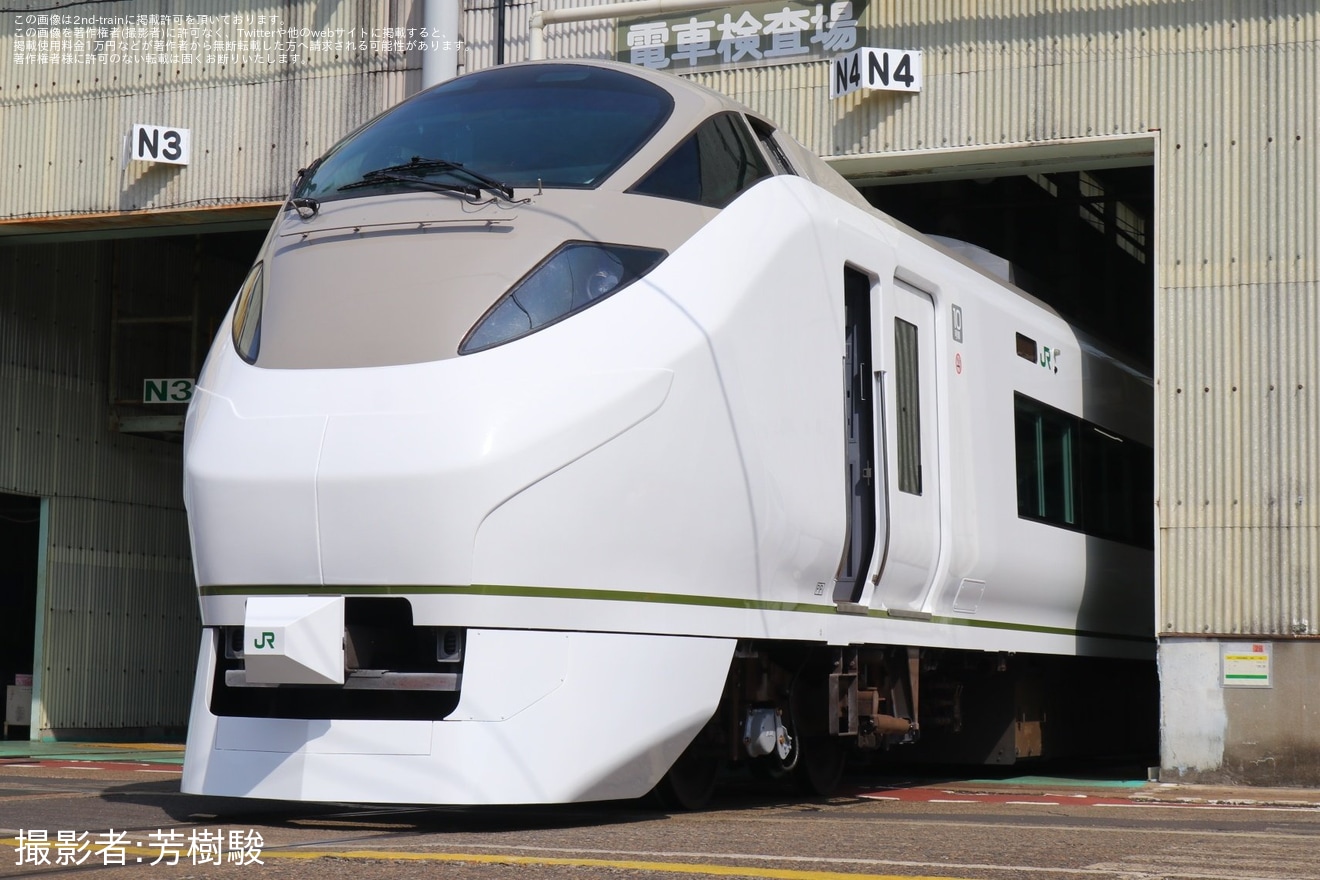 【JR東】郡山総合車両センター「E657系×651系オマージュカラーお披露目イベント」開催の拡大写真