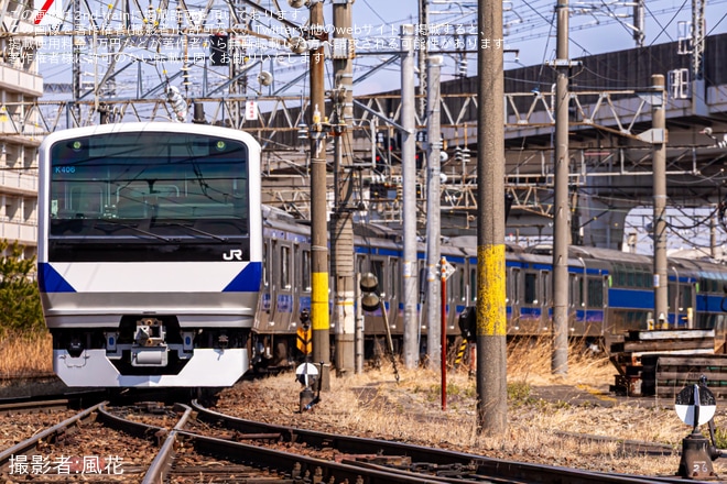 【JR東】E531系K406編成郡山総合車両センター出場試運転（4枚目）