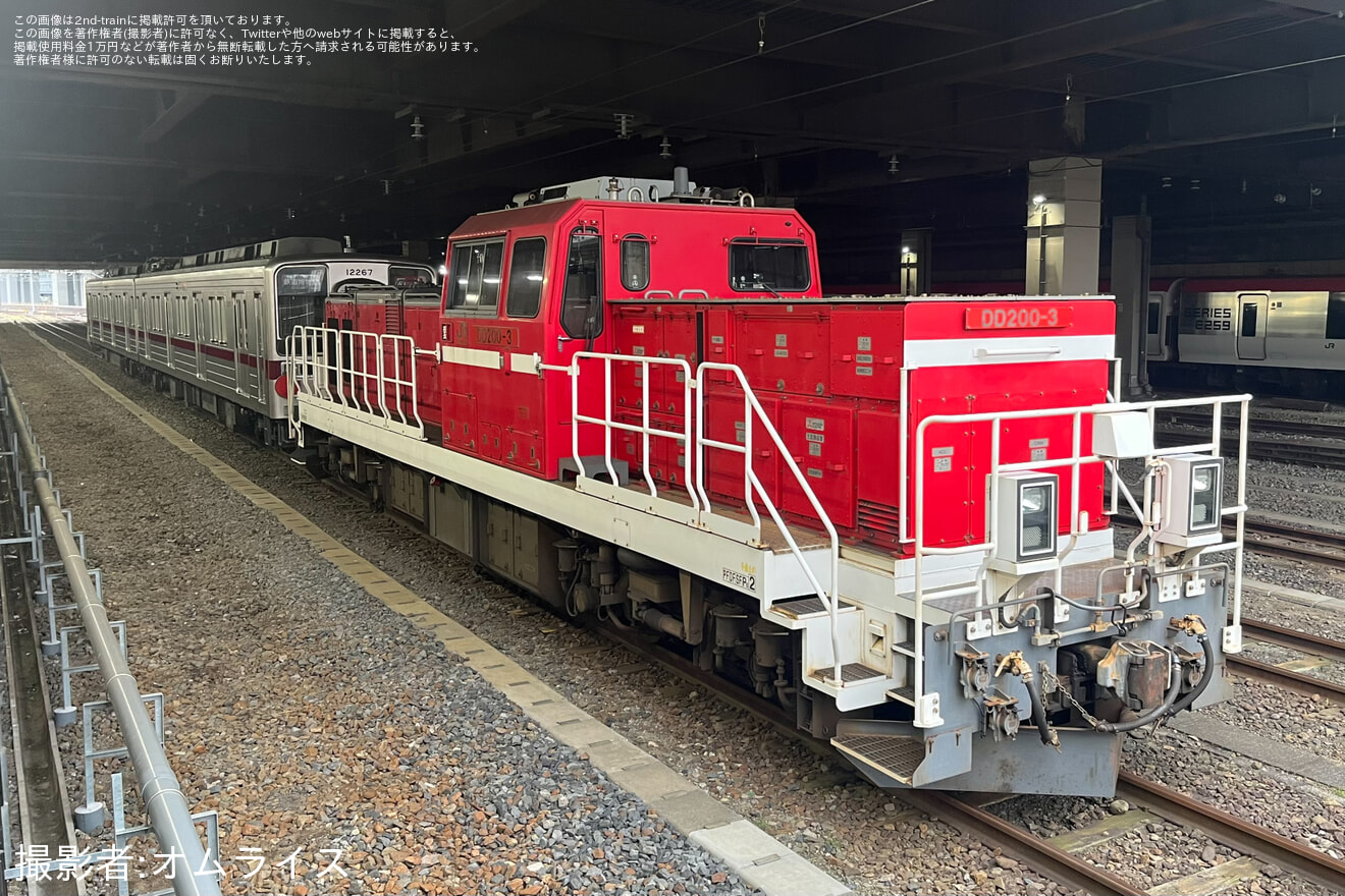 【東武】10030型11267F 甲種輸送の拡大写真