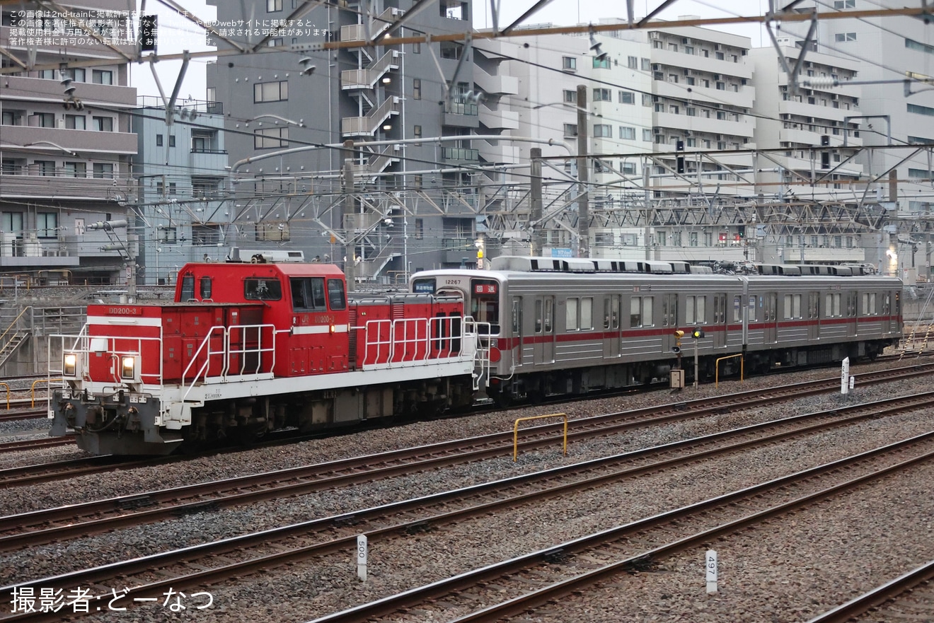 【東武】10030型11267F 甲種輸送の拡大写真