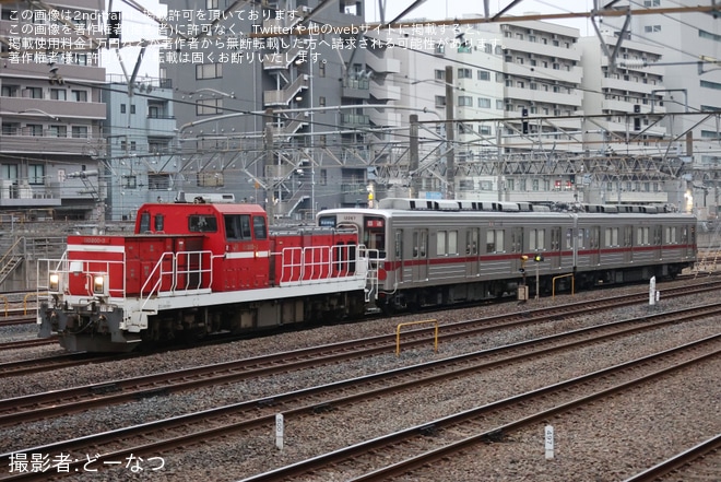 【東武】10030型11267F 甲種輸送を不明で撮影した写真